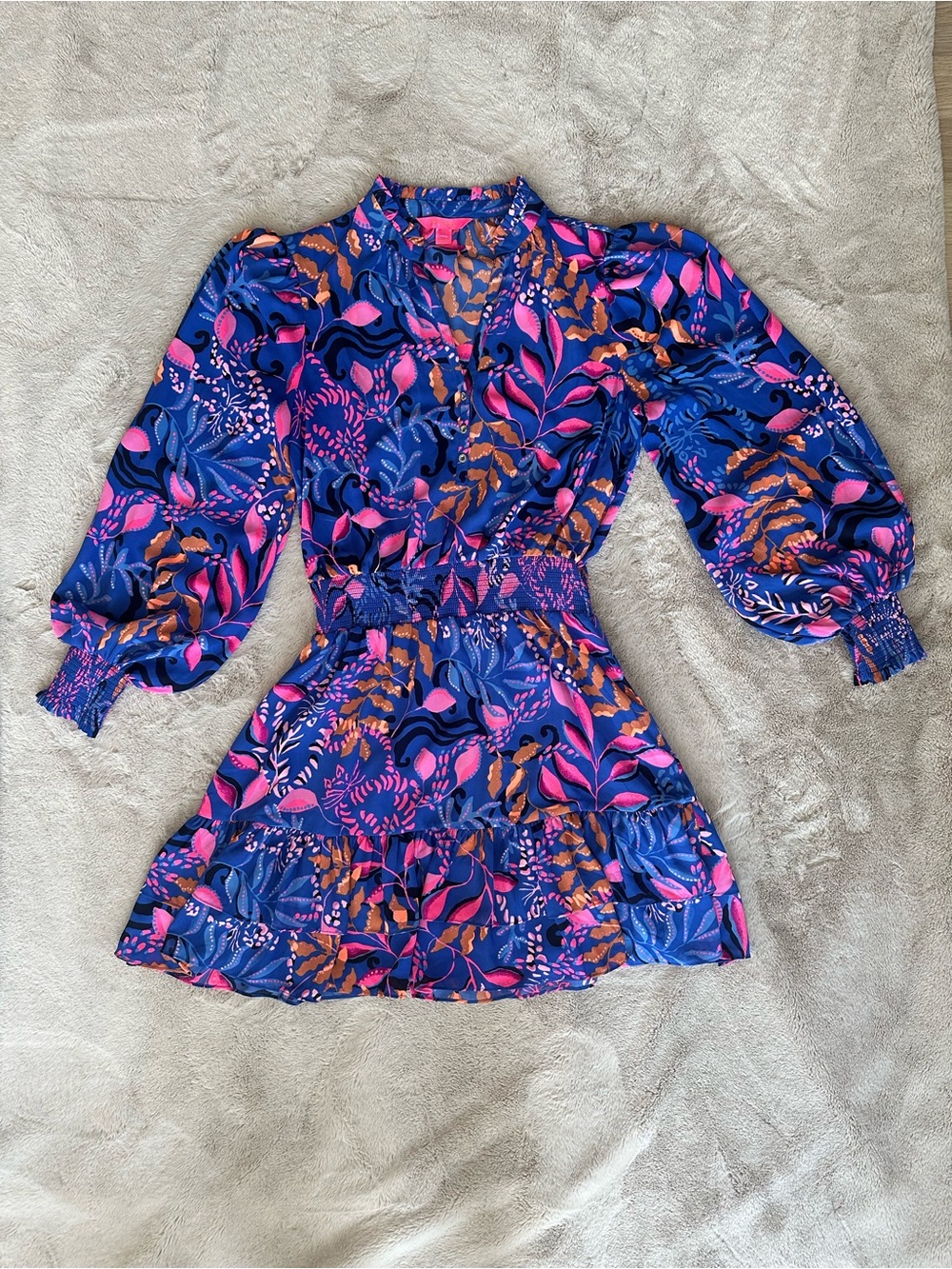 Lily Pulitzer Shilah Botanical Print Dress, Size 10